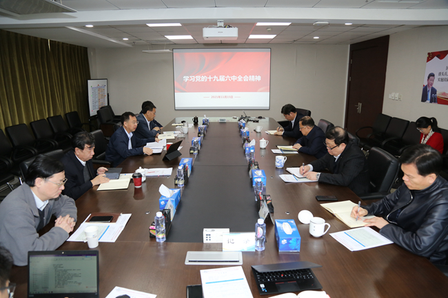 有研集團召開黨委（擴大）會議 學習貫徹黨的十九屆六中全會精神
