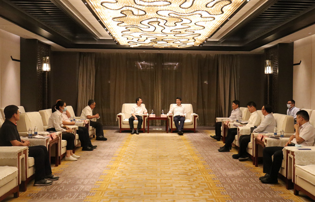 有研集團(tuán)黨委書記、董事長趙曉晨拜訪安徽省委常委、副省長張紅文