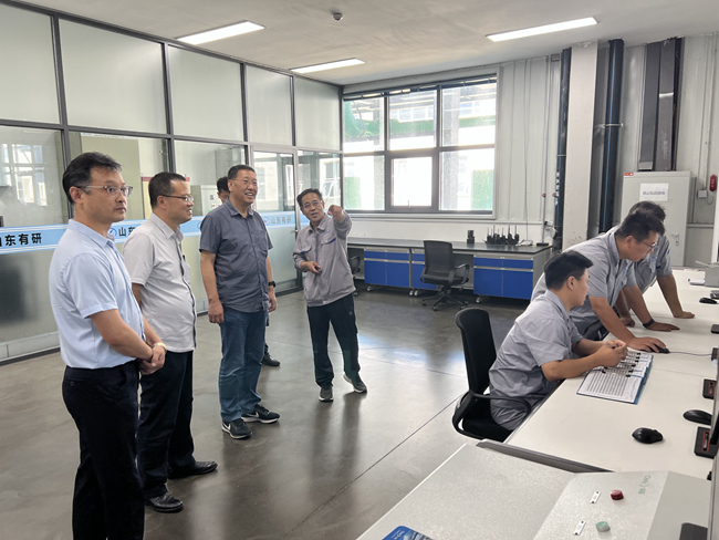 有研集團總經理、黨委副書記熊柏青到山東有研國晶輝調研樂陵基地建設運營情況