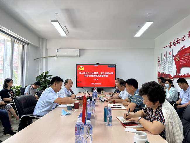 中國有研副總經(jīng)理毛昌輝為有研廣東院、有研興友講授主題教育專題黨課