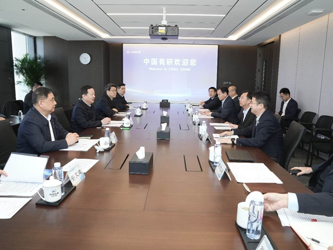 山東省委副書記、省長周乃翔一行到訪中國有研